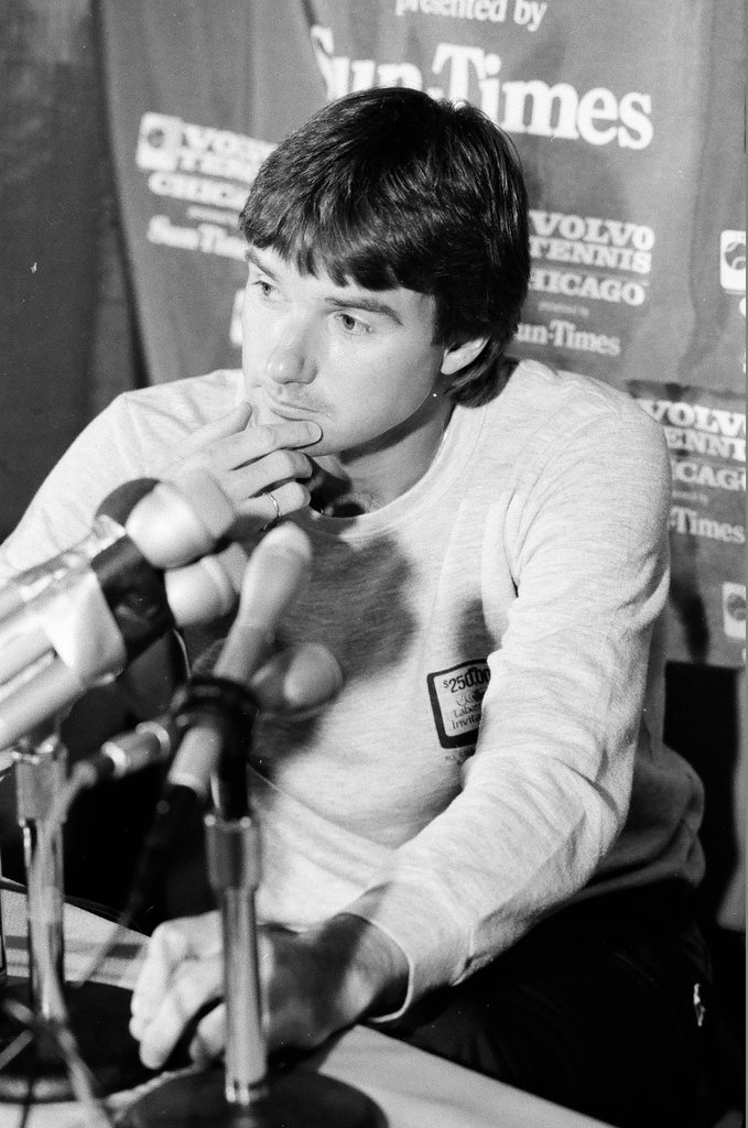 Jimmy Connors and John McEnroe compete in the Volvo Tennis Finals - Chicago Sun-Times