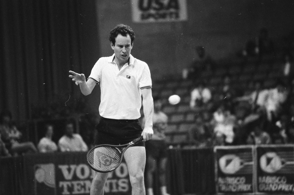 Jimmy Connors and John McEnroe compete in the Volvo Tennis Finals - Chicago Sun-Times