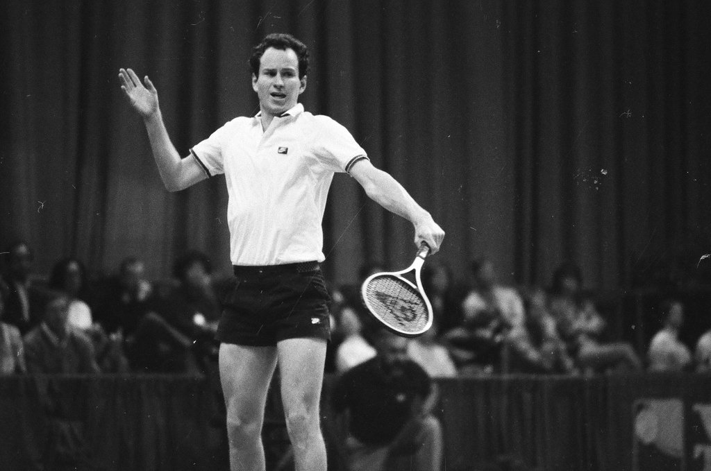 Jimmy Connors and John McEnroe compete in the Volvo Tennis Finals - Chicago Sun-Times