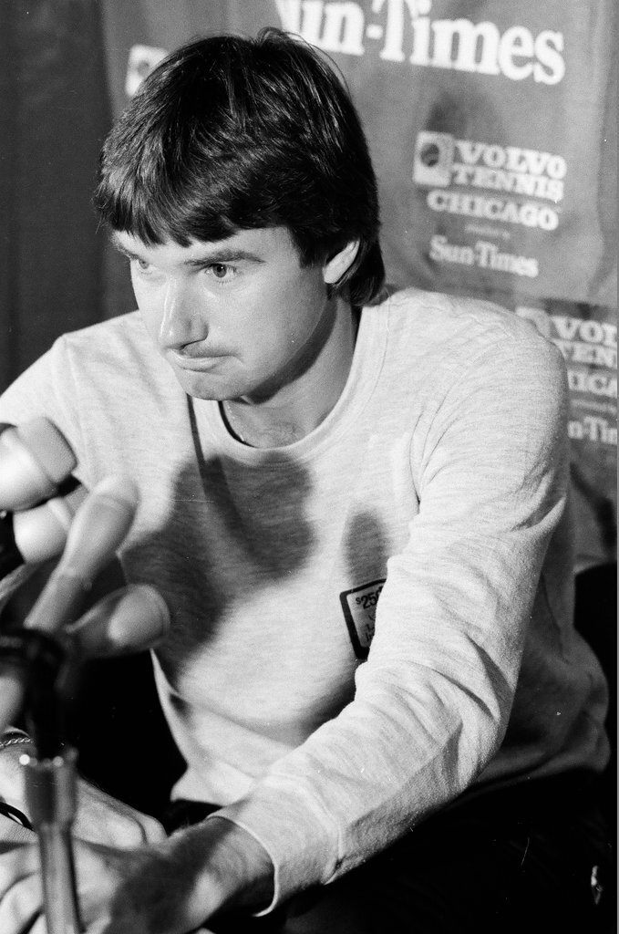 Jimmy Connors and John McEnroe compete in the Volvo Tennis Finals - Chicago Sun-Times