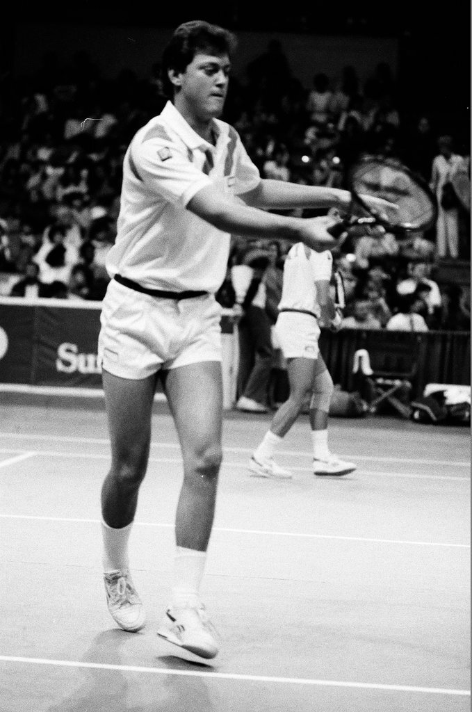 Jimmy Connors and John McEnroe compete in the Volvo Tennis Finals - Chicago Sun-Times