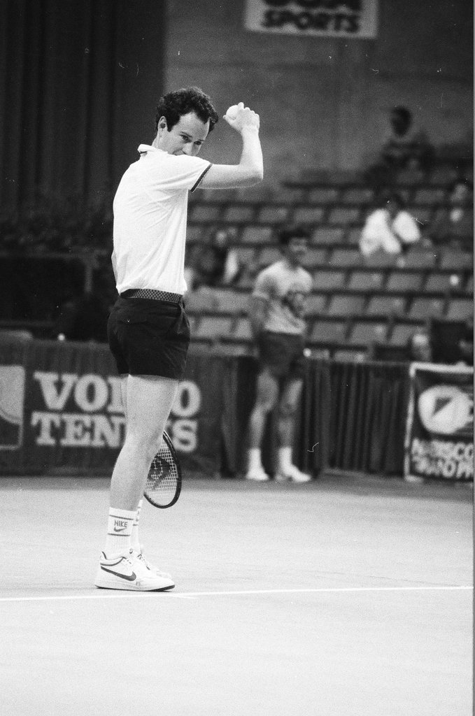 Jimmy Connors and John McEnroe compete in the Volvo Tennis Finals - Chicago Sun-Times