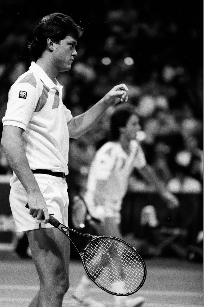 Jimmy Connors and John McEnroe compete in the Volvo Tennis Finals - Chicago Sun-Times