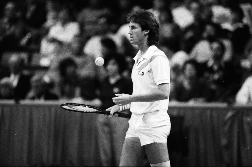 Jimmy Connors and John McEnroe compete in the Volvo Tennis Finals - Chicago Sun-Times