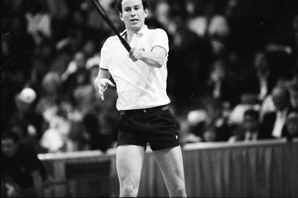 Jimmy Connors and John McEnroe compete in the Volvo Tennis Finals - Chicago Sun-Times