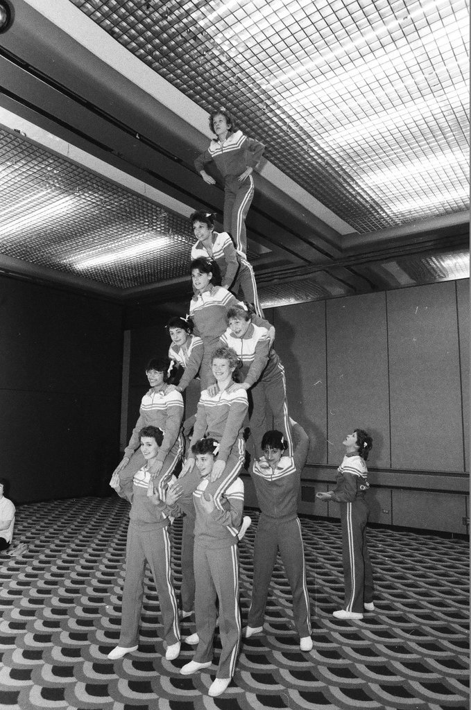 High school students compete in the 4th Annual World International Cheerleading and Pompon Championship - Chicago Sun-Times