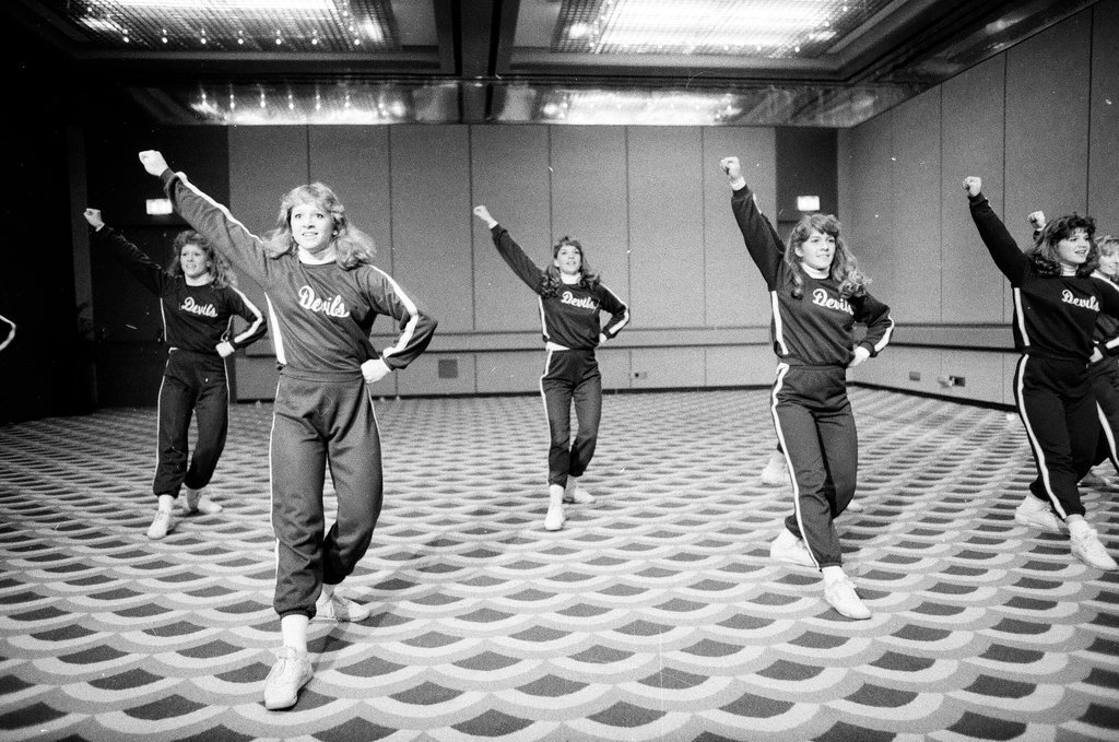 High school students compete in the 4th Annual World International Cheerleading and Pompon Championship - Chicago Sun-Times