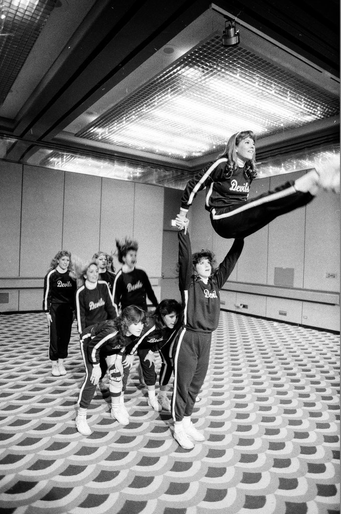 High school students compete in the 4th Annual World International Cheerleading and Pompon Championship - Chicago Sun-Times