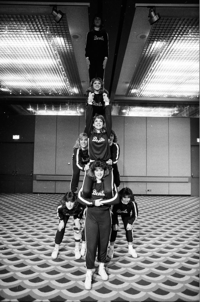High school students compete in the 4th Annual World International Cheerleading and Pompon Championship - Chicago Sun-Times