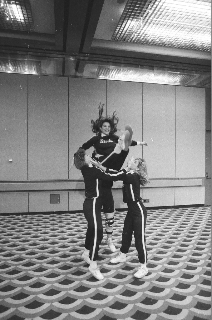 High school students compete in the 4th Annual World International Cheerleading and Pompon Championship - Chicago Sun-Times