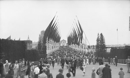 Avenue of Flags at Century of Progress - Bussian, Henry H.