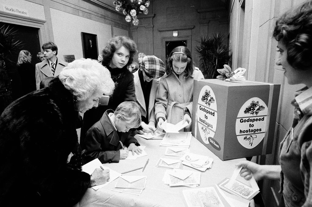 People write and send Christmas cards to fifty American hostages being held in Iran - Chicago Sun-Times