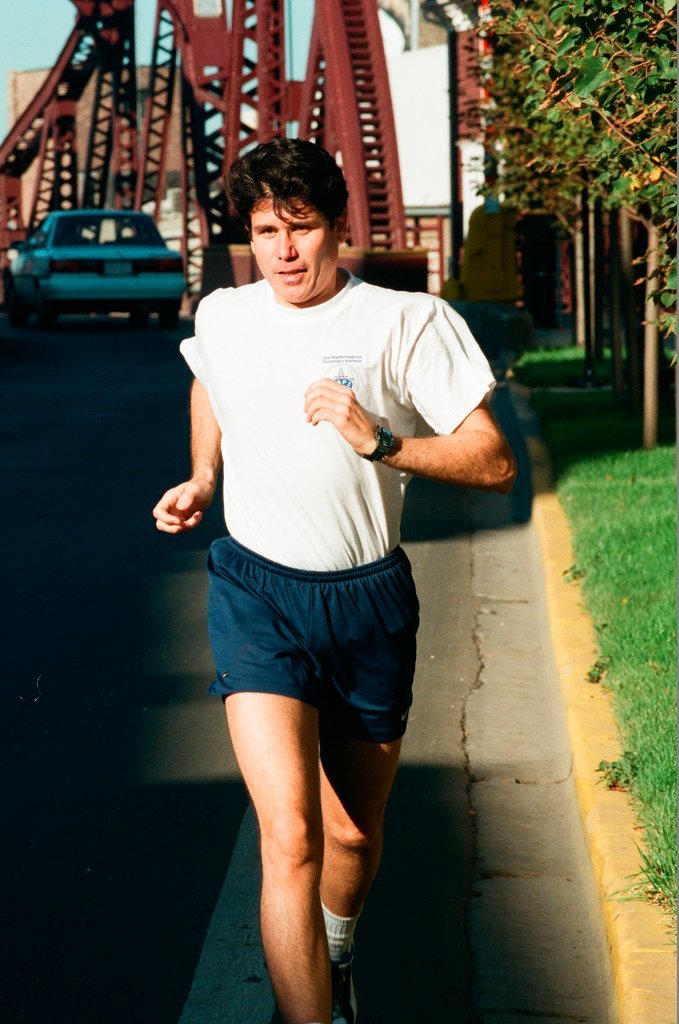 United States Representative Rod Blagojevich prepares for marathon - Chicago Sun-Times