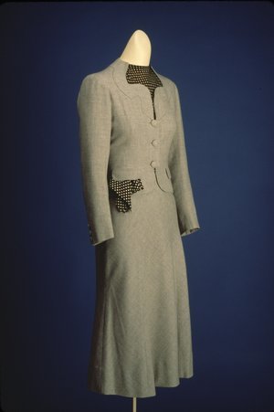 Ensemble: jacket, skirt, blouse, handkerchief - Mainbocher, 1890-1976