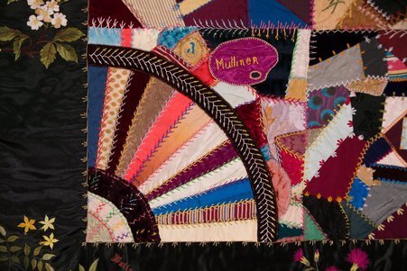 St. Paul Ladies Aid Society crazy quilt - St. Paul Ladies Aid Society