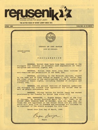 Refusenik - Chicago Action for Soviet Jewry