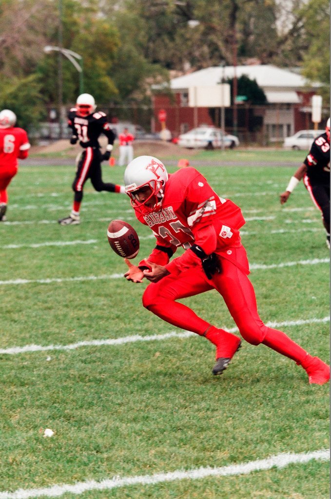 Hubbard and Harper high schools compete in the football Red Bowl - Chicago Sun-Times