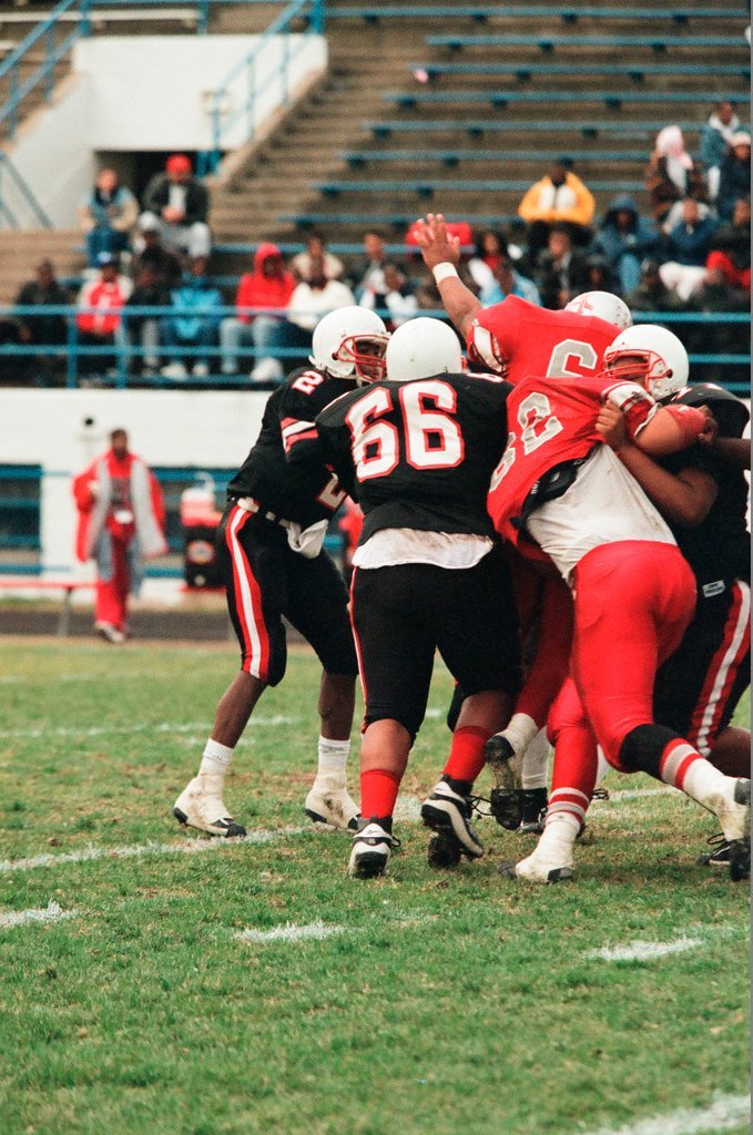 Hubbard and Harper high schools compete in the football Red Bowl - Chicago Sun-Times