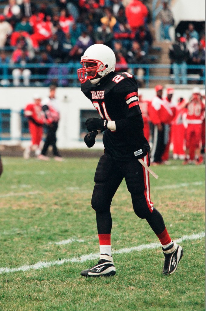 Hubbard and Harper high schools compete in the football Red Bowl - Chicago Sun-Times