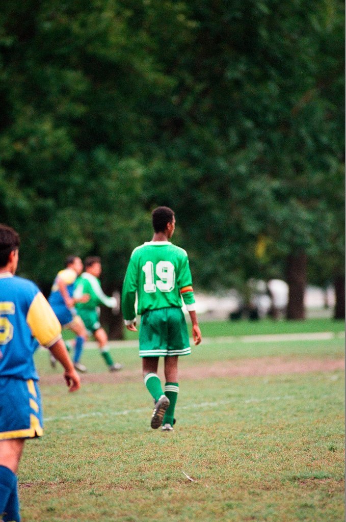 Roosevelt and Senn high schools compete in a soccer game - Chicago Sun-Times