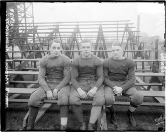 This photo shows the outfield crew for the 1917 Chicago White Sox. From  left to right ( Nemo Le…