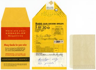 Kodak processing envelope owned by Vivian Maier - Eastman Kodak Company