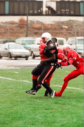 Hubbard and Harper high schools compete in the football Red Bowl - Chicago Sun-Times