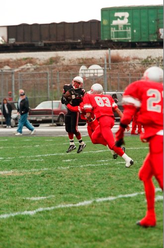Hubbard and Harper high schools compete in the football Red Bowl - Chicago Sun-Times