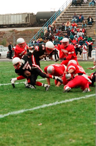 Hubbard and Harper high schools compete in the football Red Bowl - Chicago Sun-Times