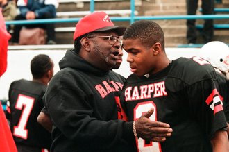 Hubbard and Harper high schools compete in the football Red Bowl - Chicago Sun-Times